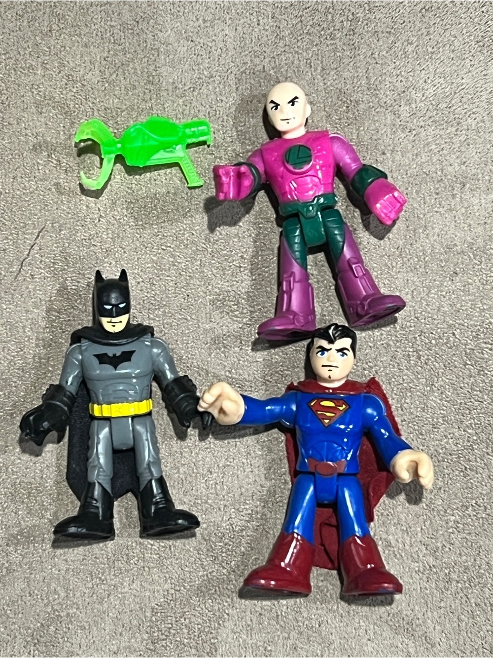 DC Comics imaginext Batman Superman Lex Luthor Action Figures